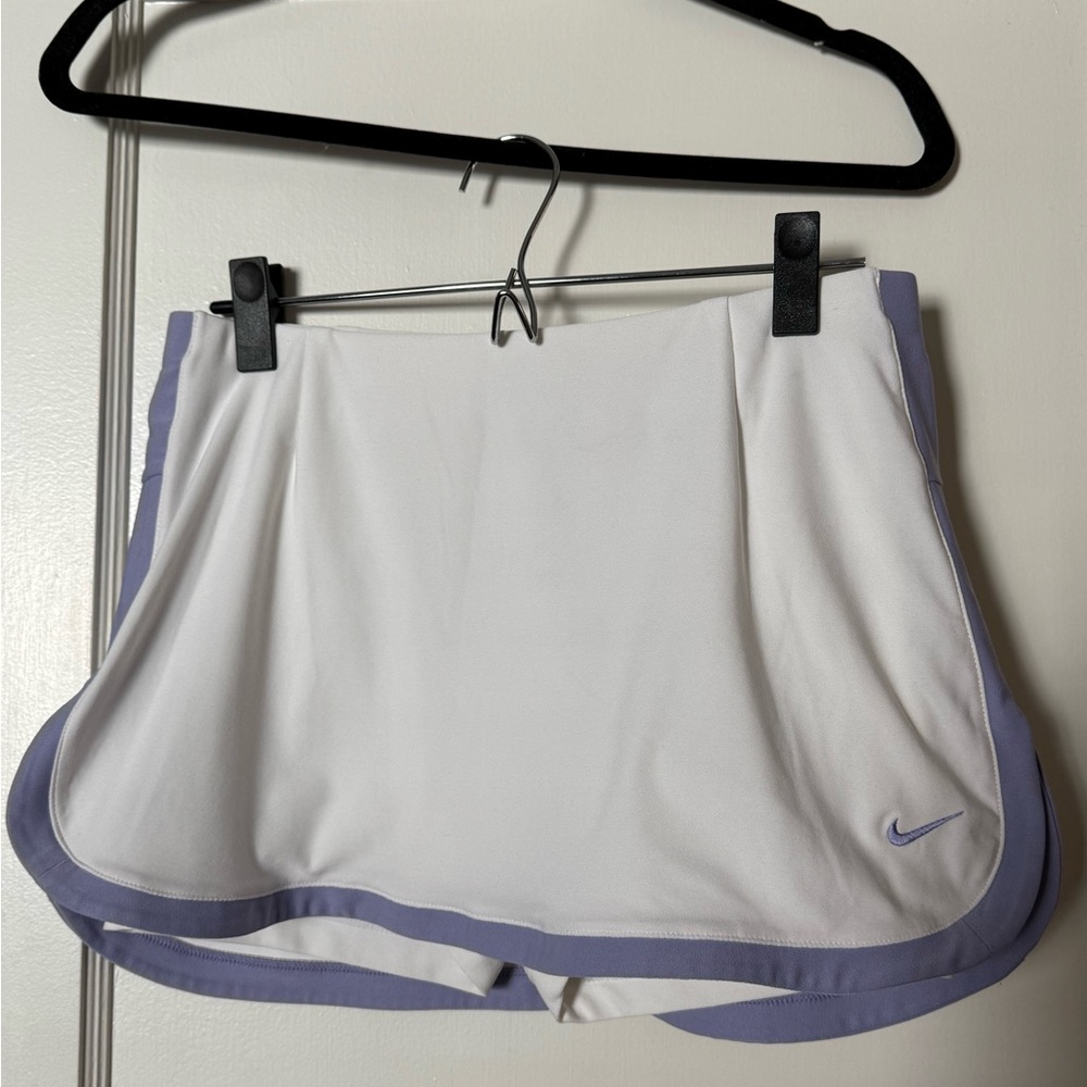 Nike Women's White and Lavender Skort